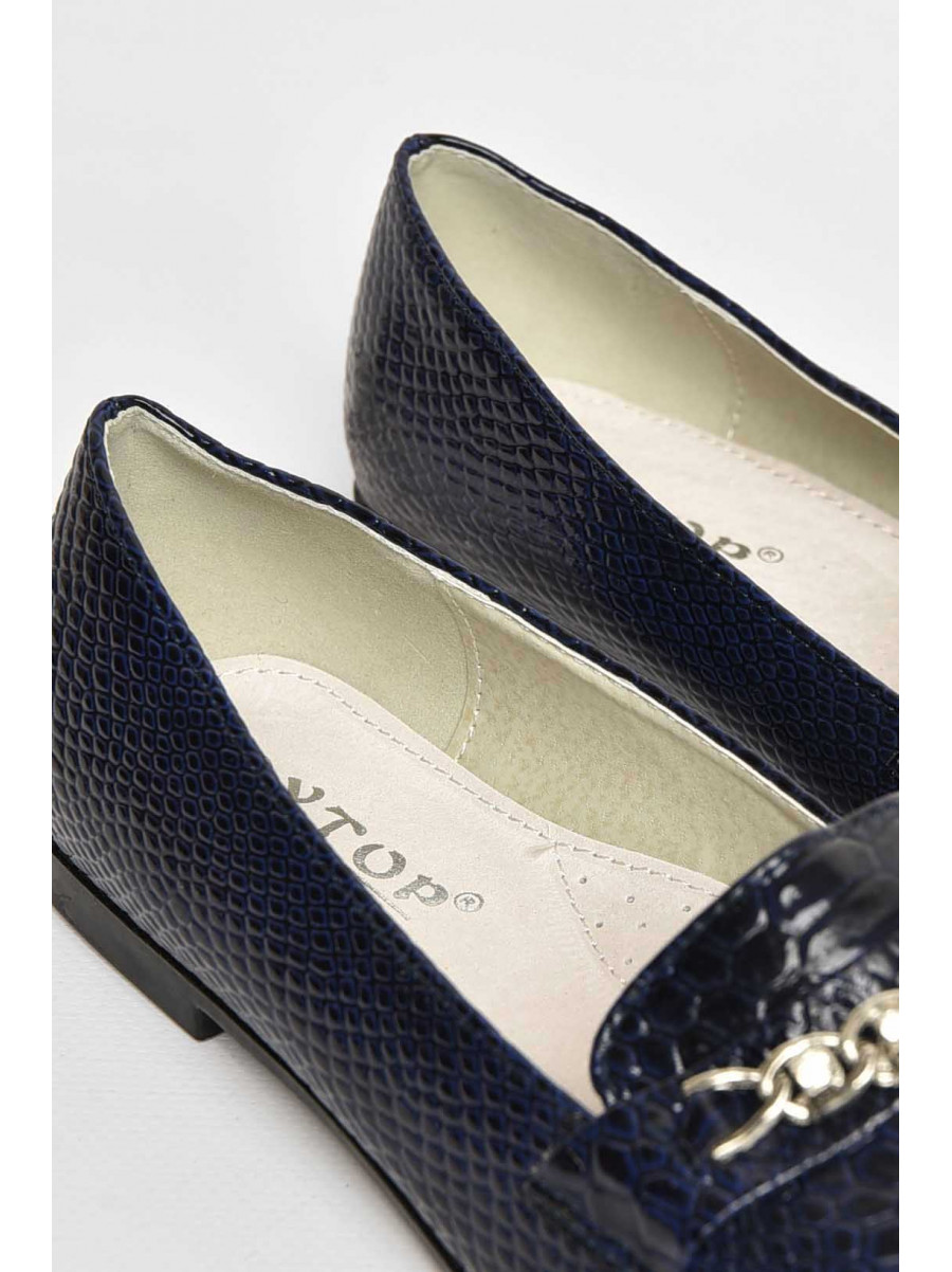 Балетки для дівчинки темно-синього кольору 207-7 209412C