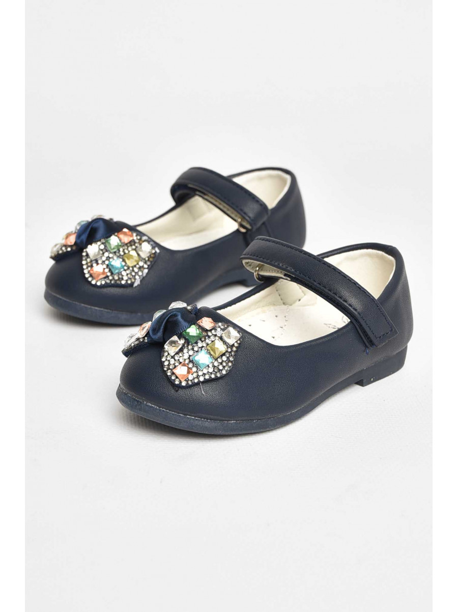 Туфлі для дівчинки темно-синього кольору 701-7 209415C