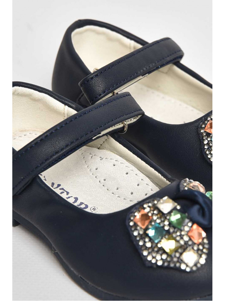 Туфлі для дівчинки темно-синього кольору 701-7 209415C