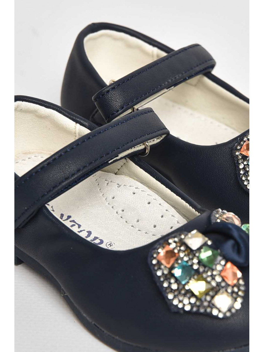 Туфлі для дівчинки темно-синього кольору 701-7 209415C