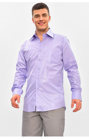 Сорочка чоловіча однотонна бузкового кольору N1067 209416C