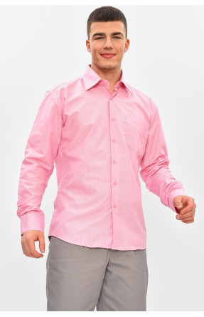 Сорочка чоловіча рожевого кольору з принтом M0539 209418C