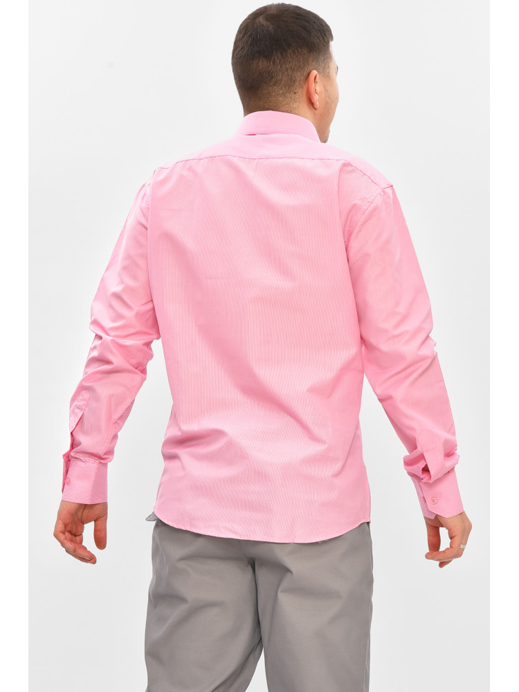 Сорочка чоловіча рожевого кольору з принтом M0539 209418C