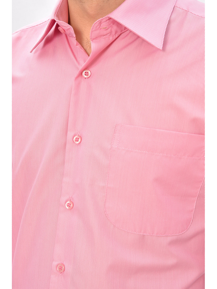 Сорочка чоловіча рожевого кольору з принтом M0539 209418C