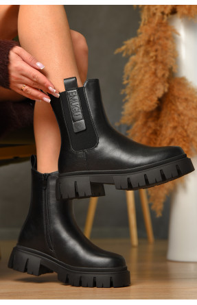 Ботинки женские зимние черного цвета В3109 209422C