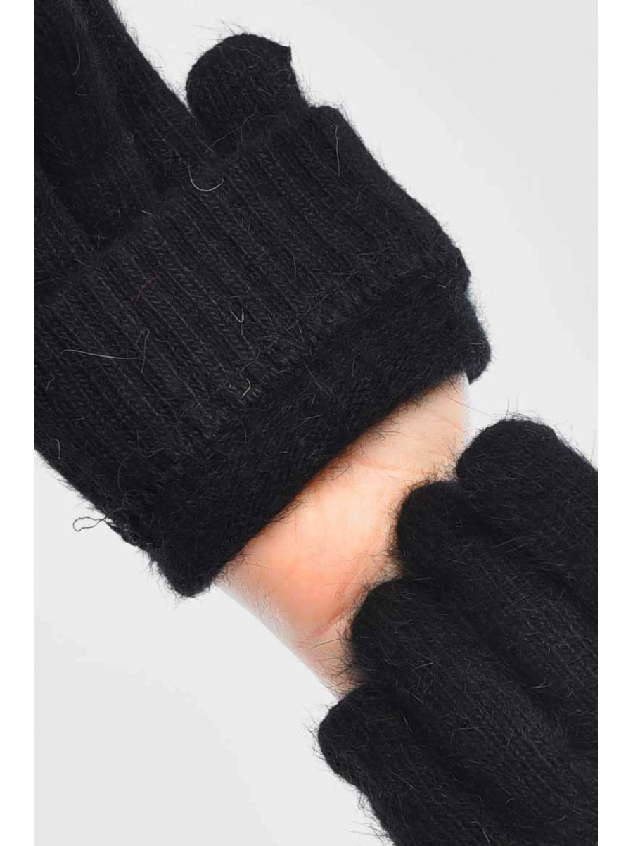 Перчатки женские сенсорные черного цвета 2401 209427C