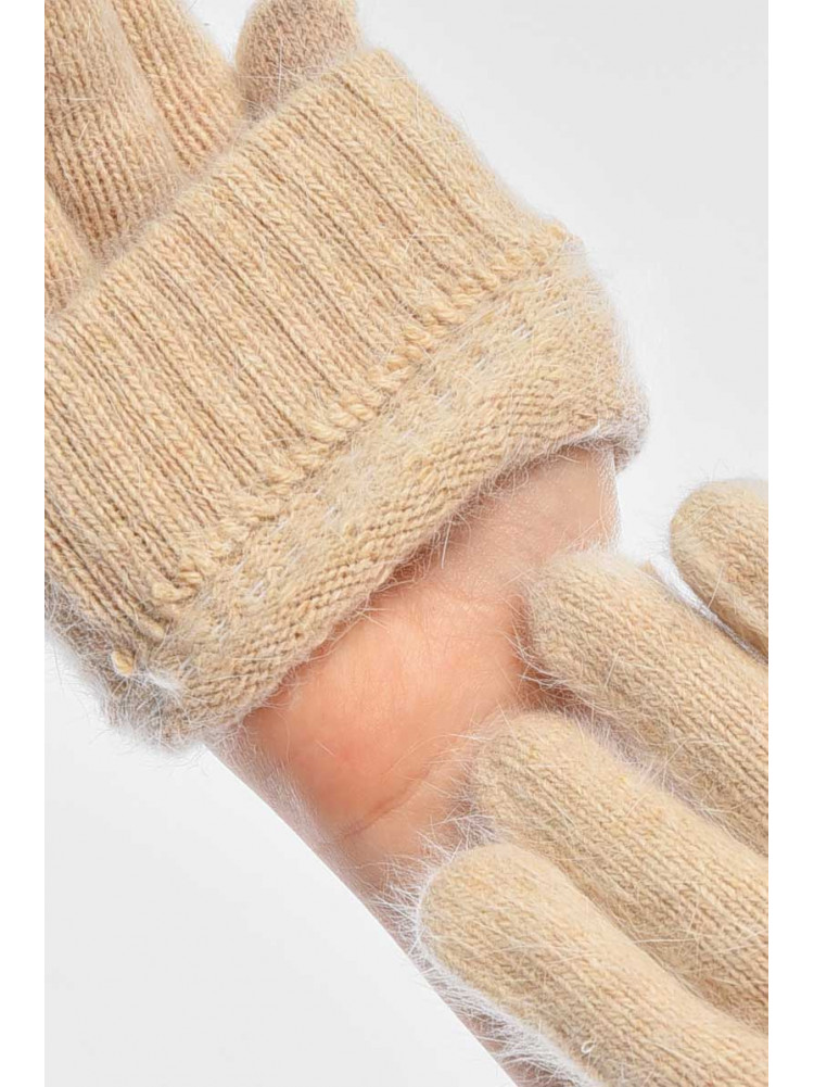 Перчатки женские сенсорные светло-бежевого цвета 2401 209439C