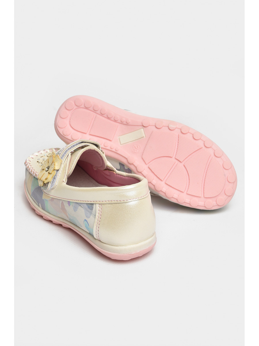 Мокасини дитячі для дівчинки білого кольору 18305-1 209445C