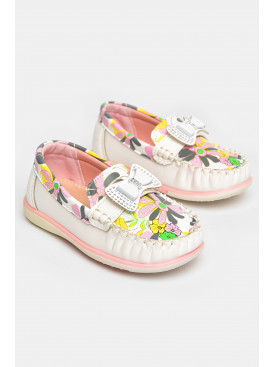 Мокасини дитячі для дівчинки білого кольору 115-1 209453C