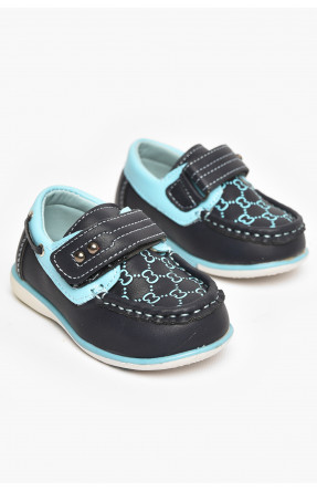 Мокасини дитячі для хлопчика темно-синього кольору 118-7 209454C