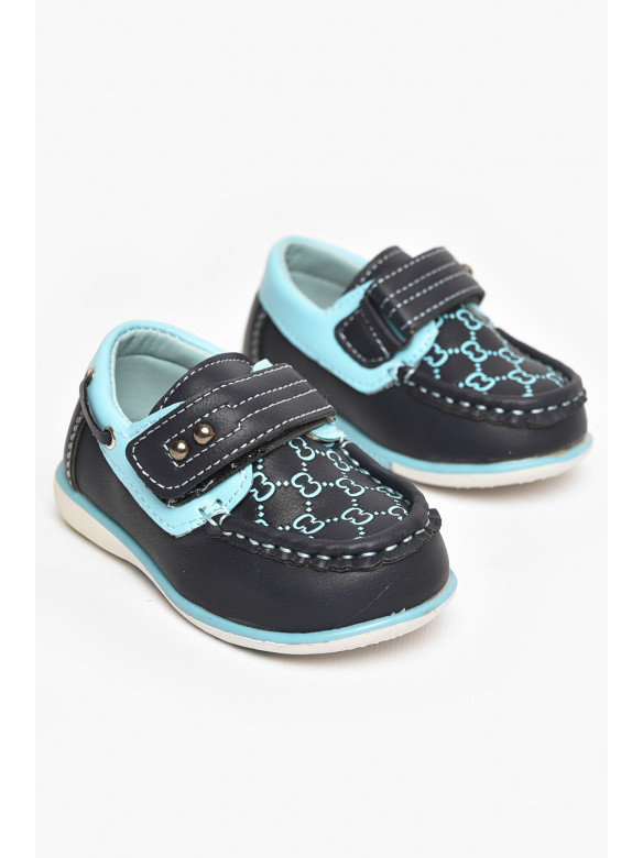 Мокасини дитячі для хлопчика темно-синього кольору 118-7 209454C