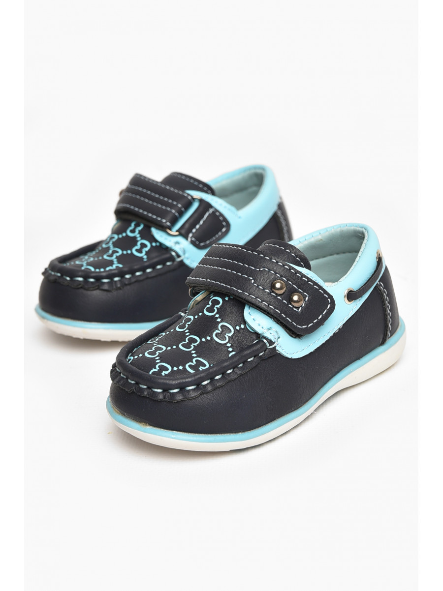Мокасини дитячі для хлопчика темно-синього кольору 118-7 209454C