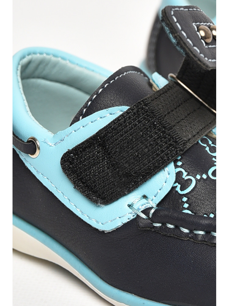 Мокасини дитячі для хлопчика темно-синього кольору 118-7 209454C