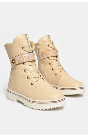 Черевики дитячі демісезонні бежевого кольору 7822-8 209457C
