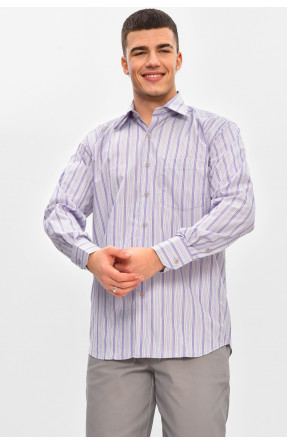 Рубашка мужская белого цвета с принтом BTT1308 209466C