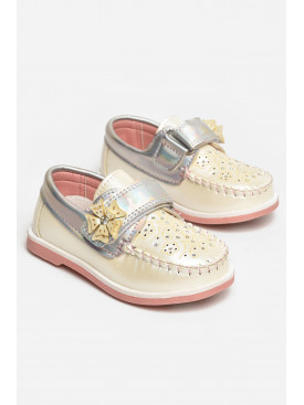 Мокасини дитячі для дівчинки білого кольору 18302-1 209473C Мокасини дитячі для дівчинки білого кольору 18302-1 209473C