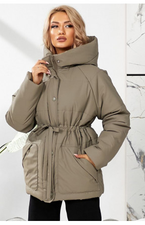 Куртка женская демисезонная серого цвета 292 209477C