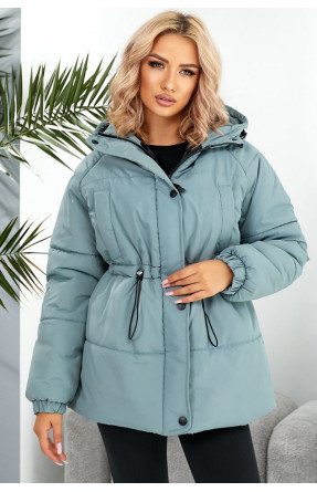 Куртка женская демисезонная мятного цвета 293 209481C