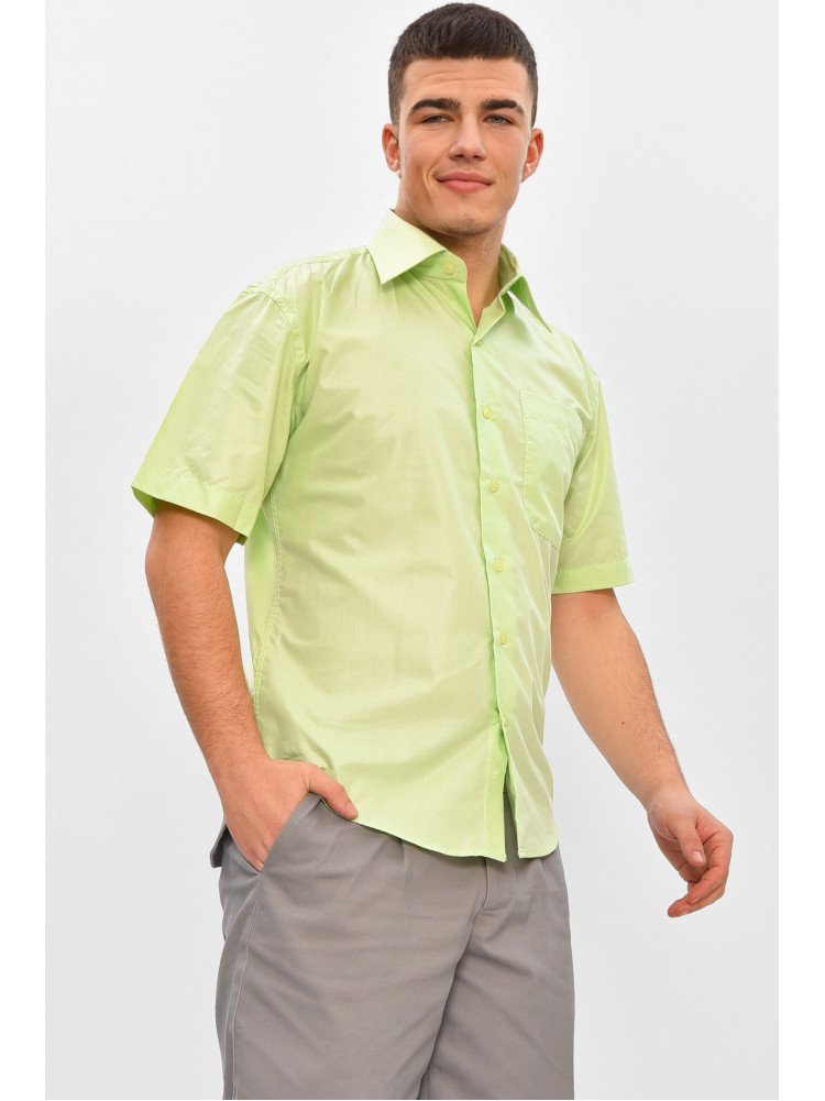 Рубашка мужская полубатальная зеленого цвета ML1011-S 209482C