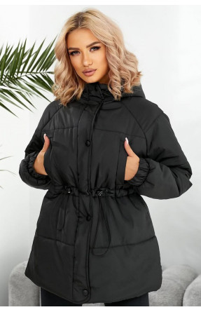 Куртка женская демисезонная черного цвета 293 209490C