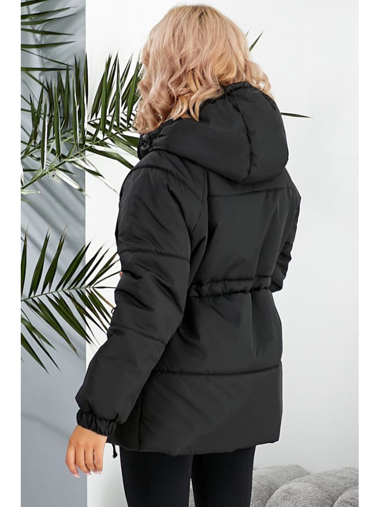 Куртка женская демисезонная черного цвета 293 209490C