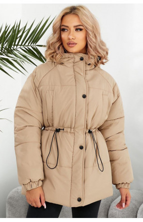 Куртка женская демисезонная бежевого цвета 293 209491C