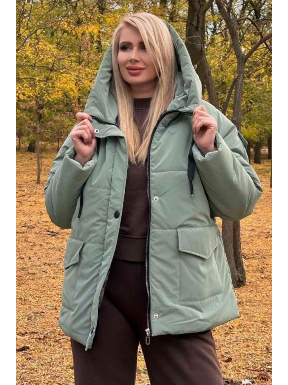 Куртка женская демисезонная мятнго цвета 299 209498C