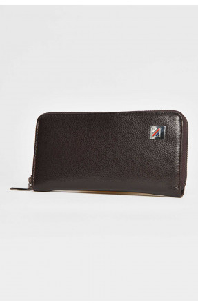 Кошелек мужской из экокожи тёмно-коричневого цвета L1903 209508C
