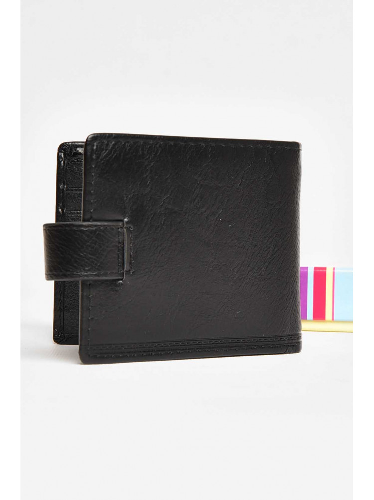 Кошелек мужской из экокожи черного цвета 208-3 209510C