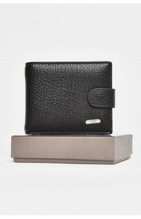 Кошелек мужской из экокожи черного цвета 208-2 209513C