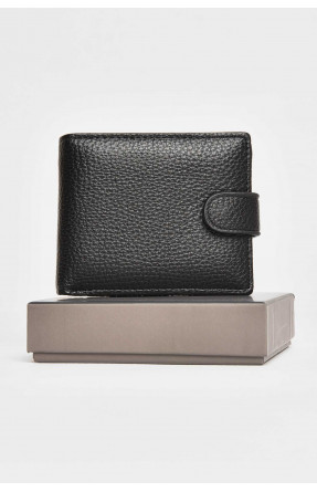 Кошелек мужской из экокожи черного цвета 208-3 209514C