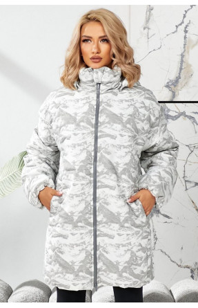 Куртка женская демисезонная серого цвета 291 209516C