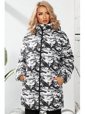 Куртка жіноча демісезонна чорного кольору 291 209517C