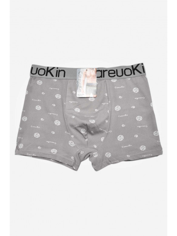 Боксери чоловічі сірого кольору з принтом А1695 209519C