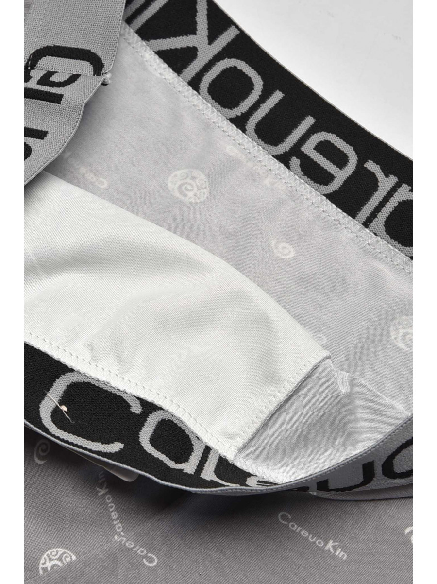 Боксери чоловічі сірого кольору з принтом А1695 209519C