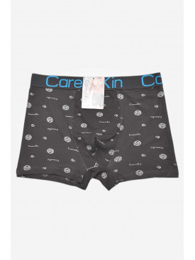 Боксеры мужские тёмно-серого цвета с принтом А1695 209520C