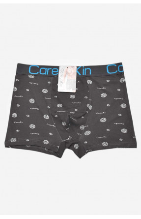 Боксери чоловічі темно-сірого кольору з принтом А1695 209520C