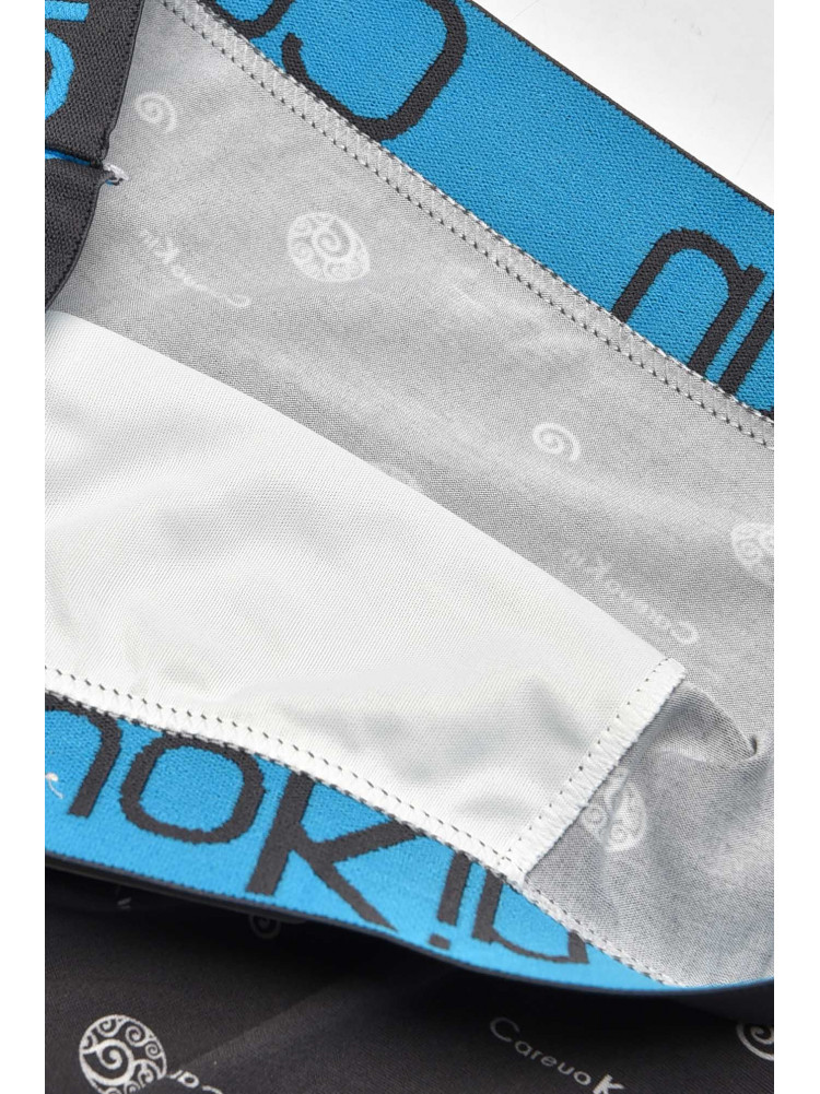 Боксери чоловічі темно-сірого кольору з принтом А1695 209520C