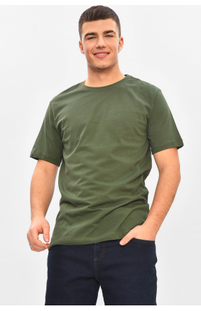 Футболка мужская однотонная цвета хаки M5003 209523C