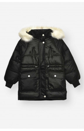 Куртка детская зимняя черного цвета 2022-19 209527C