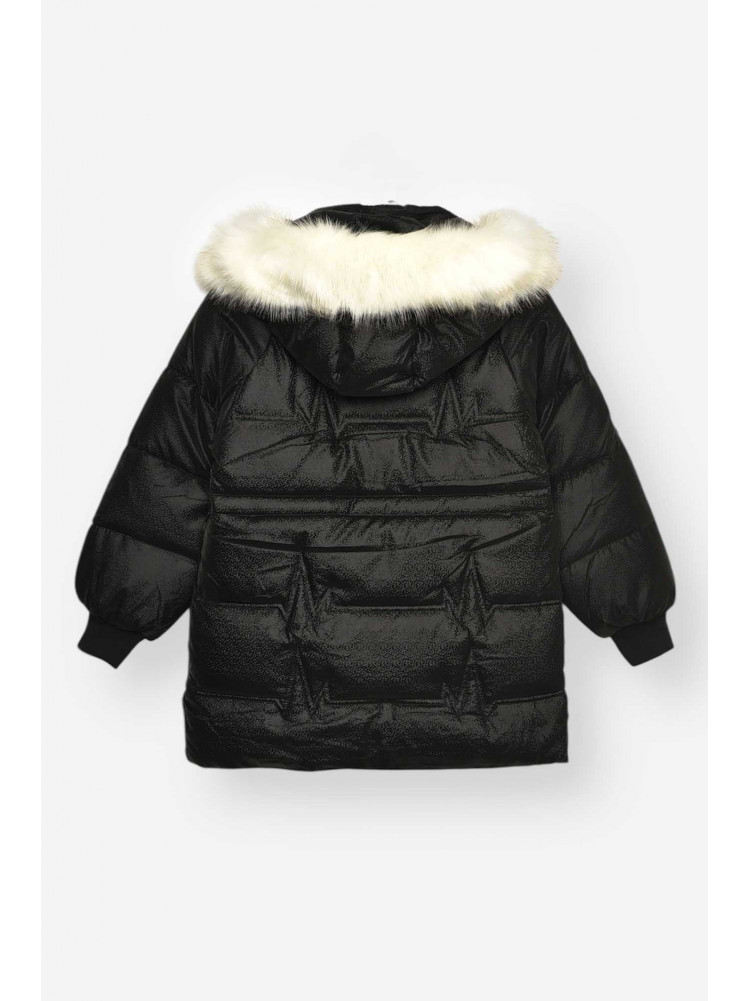 Куртка детская зимняя черного цвета 2022-19 209527C