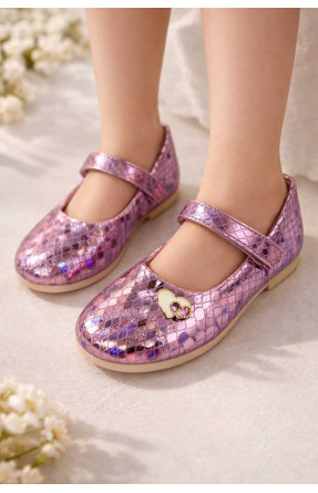 Туфлі для дівчинки рожево-бузкового кольору 786-3 209531C