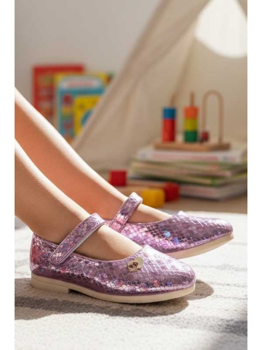 Туфлі для дівчинки рожево-бузкового кольору 786-3 209531C