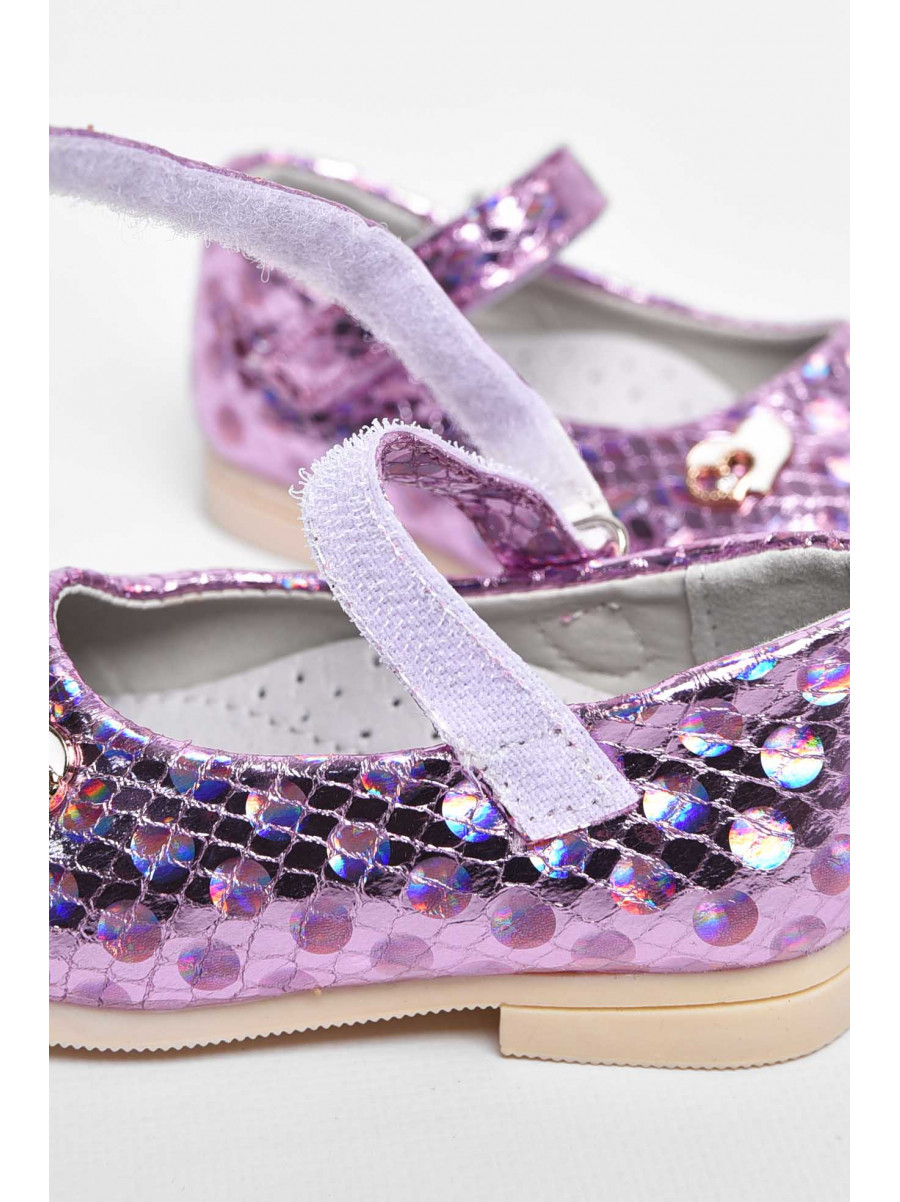 Туфлі для дівчинки рожево-бузкового кольору 786-3 209531C
