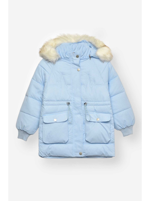 Куртка детская зимняя голубого цвета 2022-19 209534C