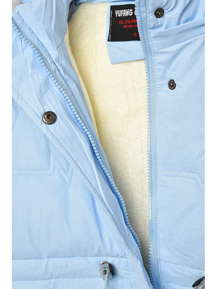 Куртка детская зимняя голубого цвета 2022-19 209534C