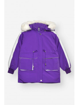 Куртка дитяча зимова фіолетового кольору 2022-5 209536C
