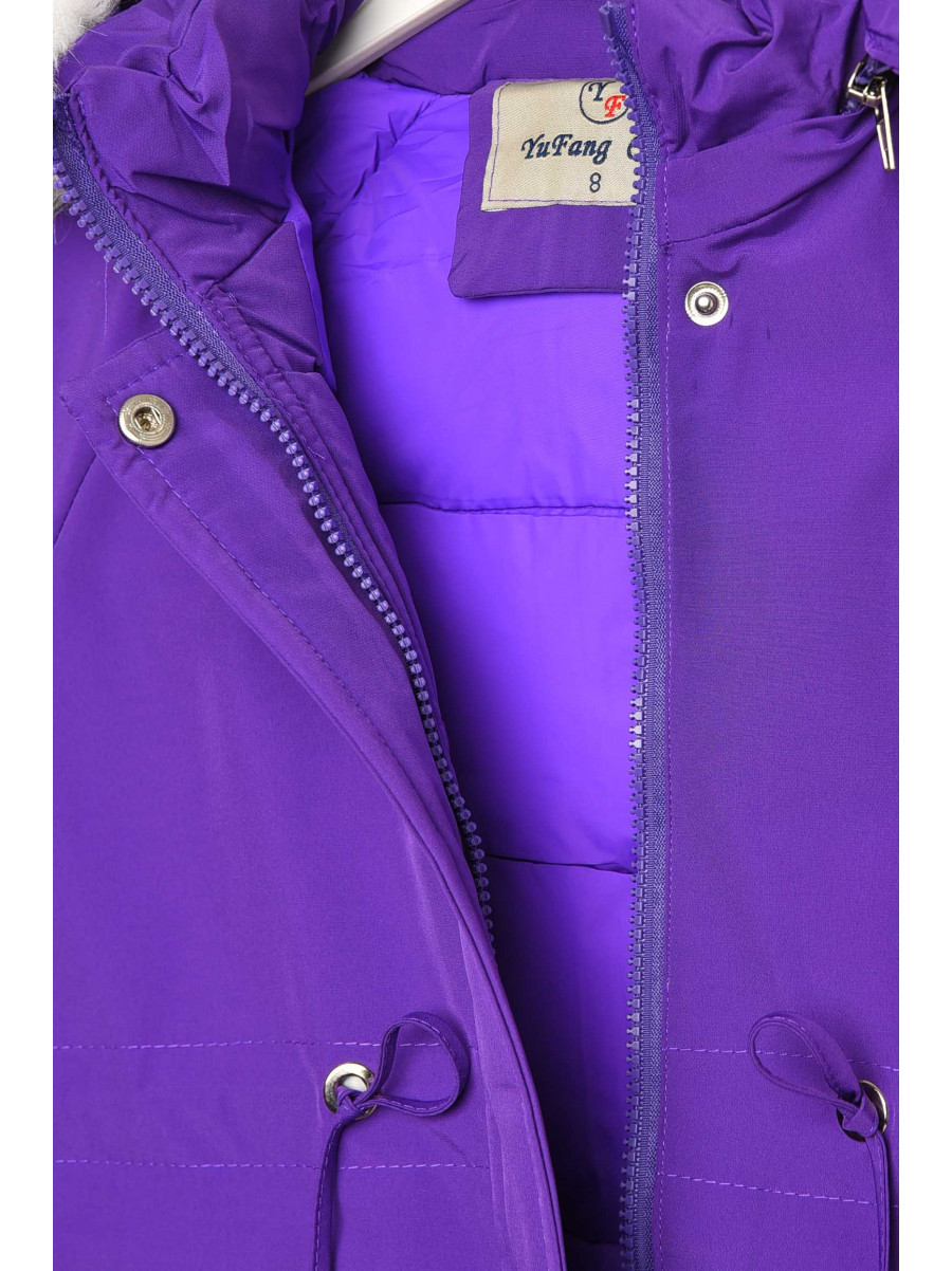 Куртка дитяча зимова фіолетового кольору 2022-5 209536C