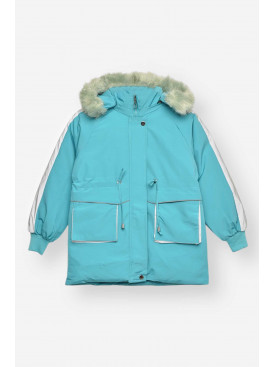 Куртка дитяча зимова бірюзового кольору 2022-5 209537C