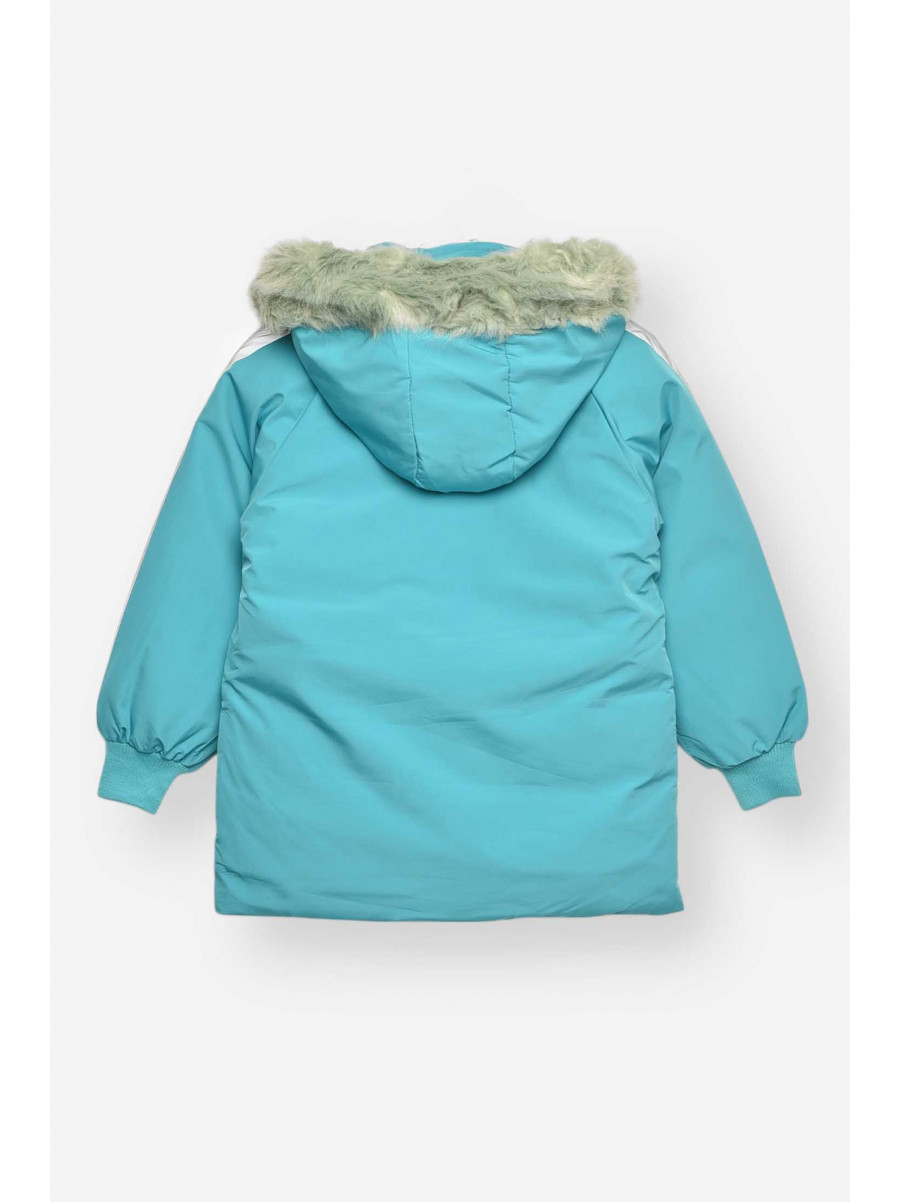 Куртка детская зимняя бирюзового цвета 2022-5 209537C